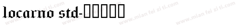 locarno std字体转换
